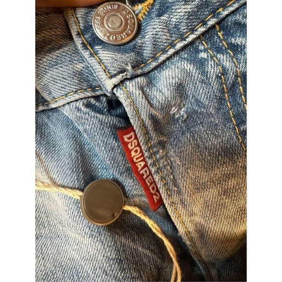 NWT DSQUARED2 Distressed boyfriend Jean size 38 - Picture 13 of 13